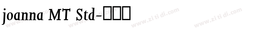 joanna MT Std字体转换
